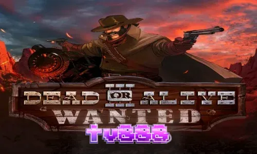 Tampilan visual slot Dead or Alive 3 Wanted dengan tema Wild West yang kelam